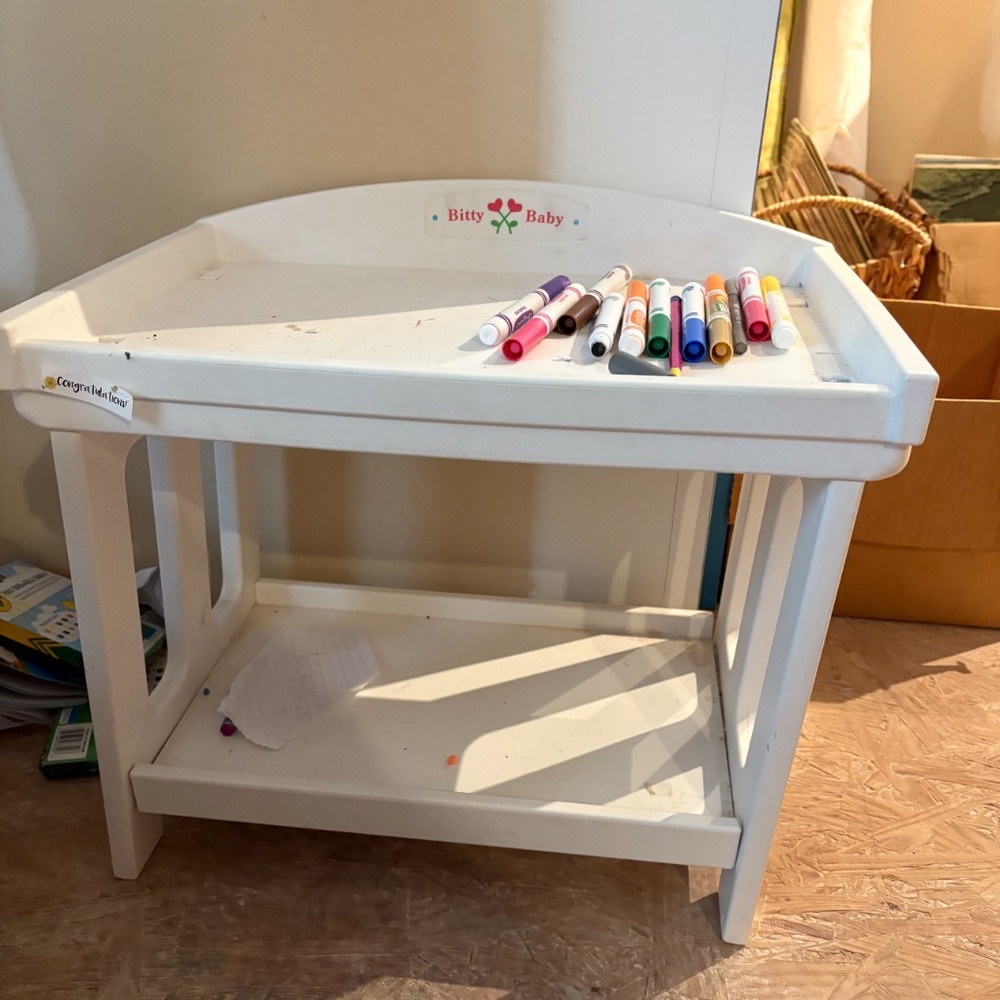 American Girl Changing Table-Retired